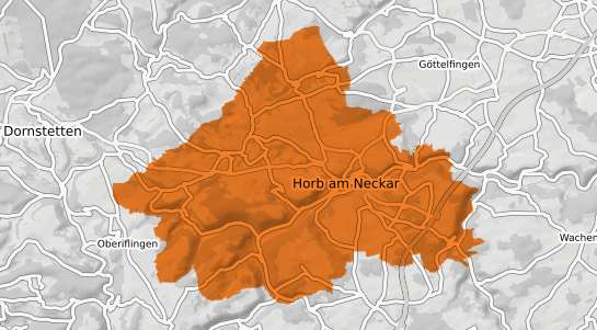 Mietspiegelkarte Horb am Neckar